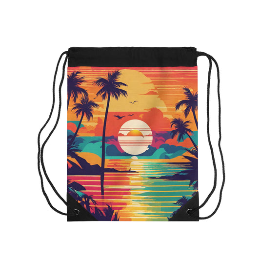 Sunset Drawstring Bag