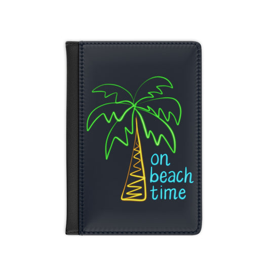 On Beach Time Passport Cover
